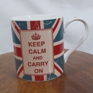 Kent Pottery Keep Calm And Carry On Mug